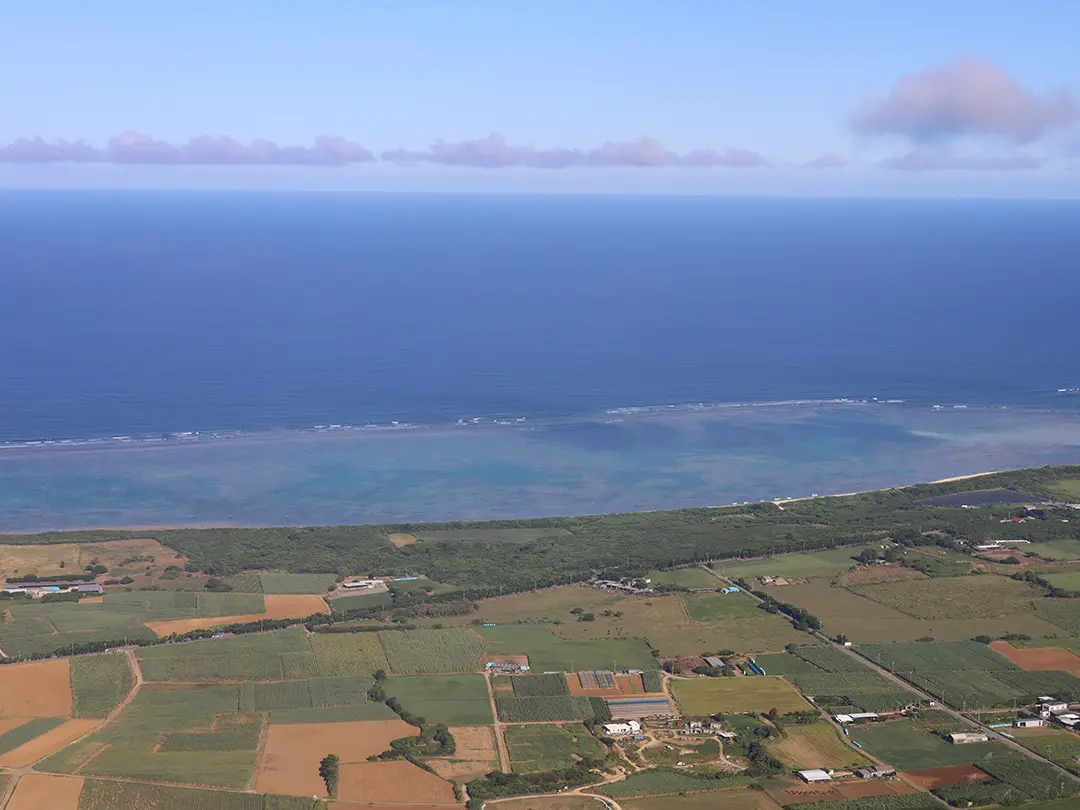 Aerial view of the Yaeyama Islands