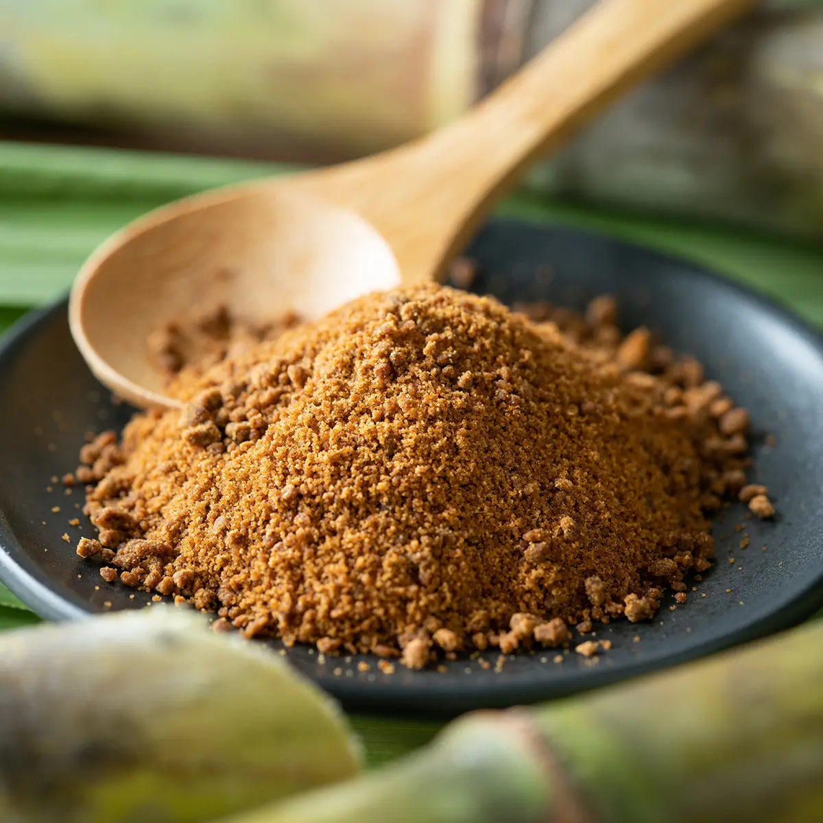 Sugarcane and Chura Kokuto black sugar powder